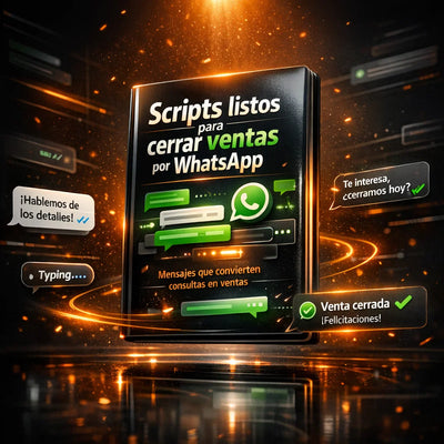 💬 Scripts listos para cerrar ventas por WhatsApp